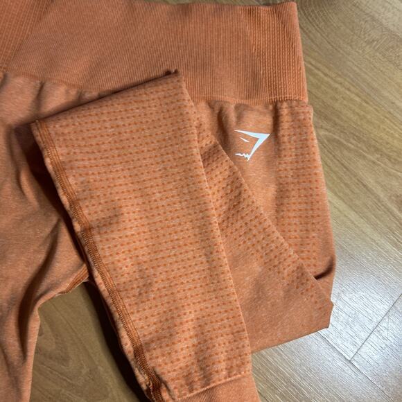 Gymshark Women's Leggings Size Small Orange High Waisted - Picture 3 of 4